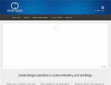 Tablet Screenshot of camdendesignsinc.com